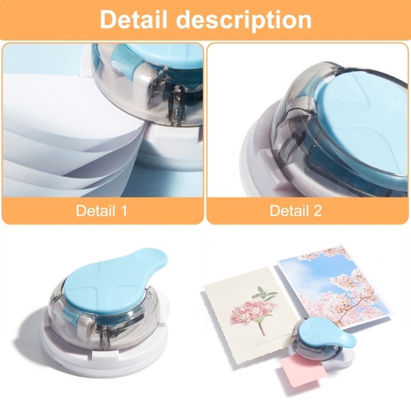 Dụng cụ cắt góc đa chức năng camp Rounder Punch với khả năng vát và cắt tỉa cho gia đình và văn phòng