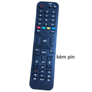 tay điều khiển remote từ xa đầu thu VTVcab HD kaon hàng tốt-kèm pin