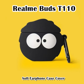 [imamura] Dành cho Ốp lưng Realme Buds T110 Phong cách hoạt hình hợp thời trang Vỏ tai nghe silicon mềm NO.1