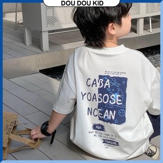 AP11 Áo Phông Cho Bé Từ 11-35kg Hình  CABA Cotton Mát Chính Phẩm Cổ Tròn
