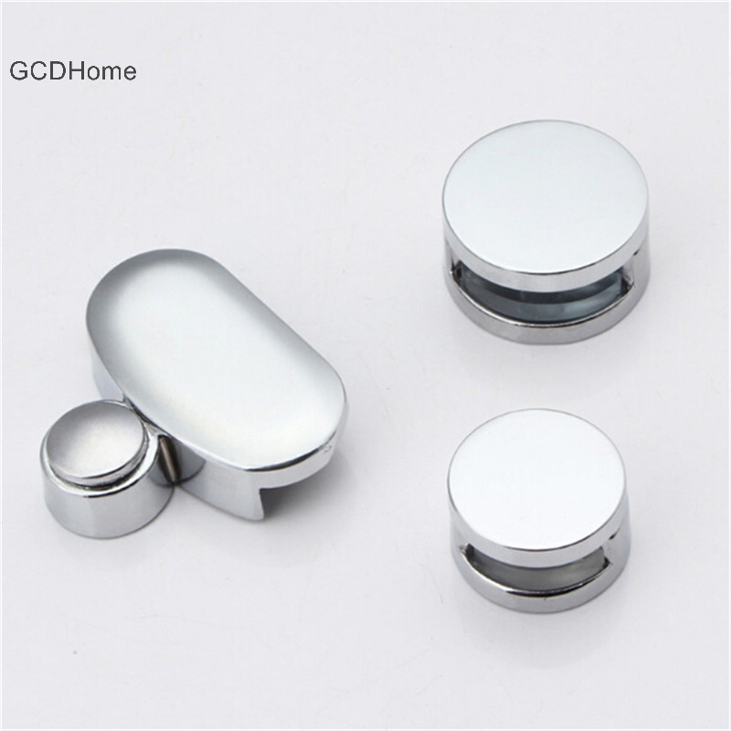Gcdhome Phòng Tắm Gương Kính Phụ Kiện Cố Định Quảng Cáo Tấm Thủy Tinh Cố Định Kẹp Nóng