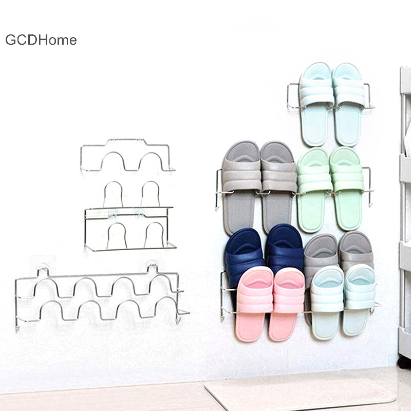 Gcdhome Treo Tường Dép Có Giá Để Đồ Kệ Giày Sắp Xếp Móc HOT