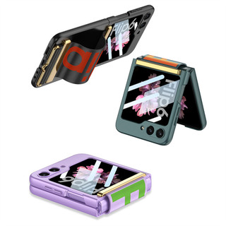 Sang Trọng Đa Năng Lật Chữ Dây Đeo Tay Giá Đỡ Cho Samsung Galaxy Z Flip 6 Z Flip 5 Flip6 Flip5 Cứng Vỏ Điện Thoại Di Động