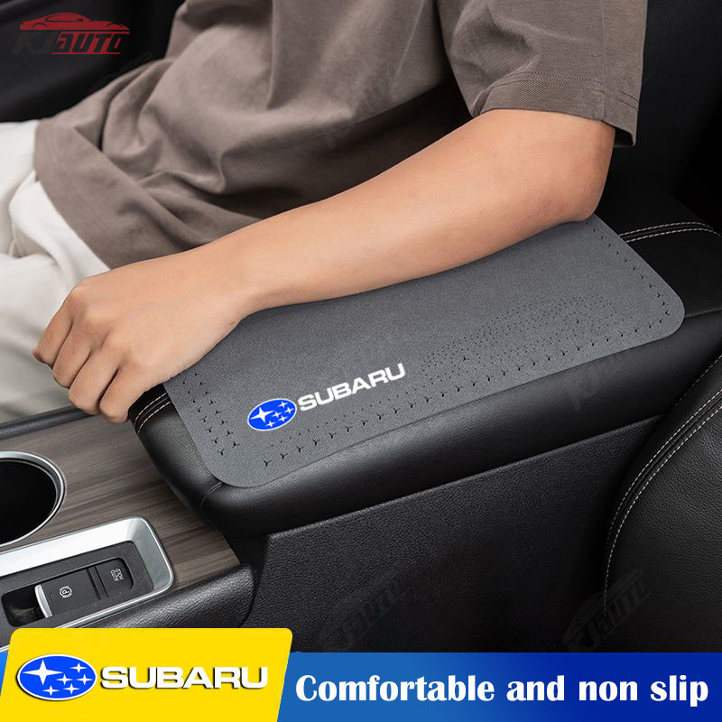 Subaru Da Lộn Tay Hộp Bảo Vệ Miếng Lót Cao Cấp Nam Kinh Doanh Tùy Chỉnh Phụ Kiện Nội Thất Ô Tô Cho Subaru BRZ Forester Legacy Outback WRX WRX STI Impreza XV