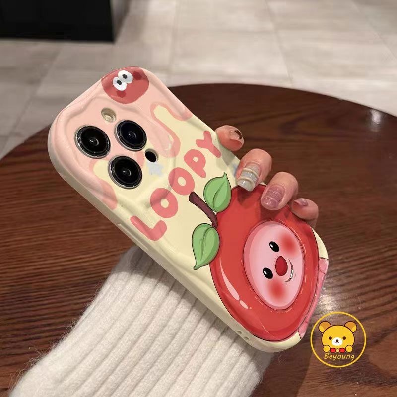 Ốp Điện Thoại Trái Cây Loopy Cho Redmi Note 13 11 Pro 12 12S 11S 4G 13 12 11 Pro Pro + 5G 9 Pro 8 Pro 9s Little Beaver Chuối Xoàiteen Dâu Dễ Thương Ngộ nghĩnh Mềm Chống Rơi Trường Hợp