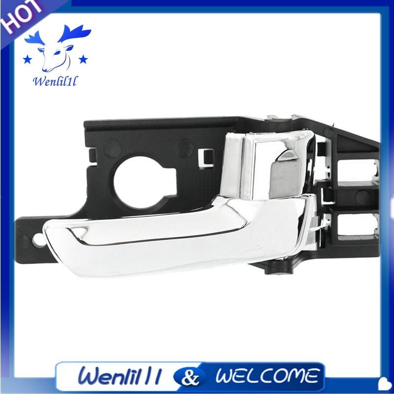 [Wenlil1l] Tay nắm cửa bên trong bên hành khách phía trước hoặc phía sau 2005-2010 cho Kia Sportage 82620-1F000 RH Đen + Chrome