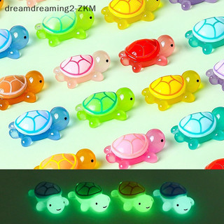 [dreamdreaming] 6 / 10 Con Rùa Dạ Quang Trang Trí Nhà Cảnh Quan Nhựa Thủ Công Phát Sáng Rùa Vườn Cá Thu Nhỏ Đồ Trang Trí [zkm]