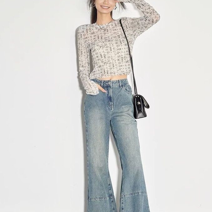 Áo thun dài tay Milyfashion dành cho nữ Slim-fit Slimer Look Short