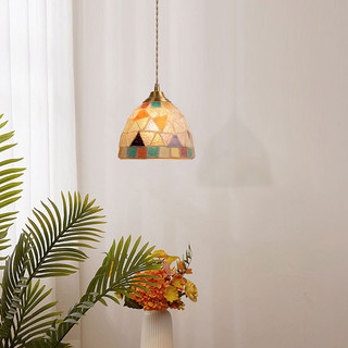 AIMI NHIỀU MÀU SẮC TRANG TRÍ NHÀ CỬA ĐÈN CHÙM RETRO ĐỒNG TREO ĐÈN PHÒNG NGỦ AISLE THANH TRẦN MẶT DÂY CHUYỀN ÁNH SÁNG