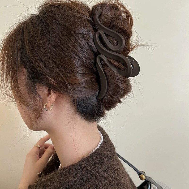 Kẹp tóc lớn cảm giác cao cấp, style Hàn Quốc đơn giản, dành cho nữ