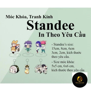 STANDEE Và MÓC KHOÁ THIẾT KẾ THEO YÊU CẦU RẺ CHẤT LIỆU CHẤT LIỆU ACRYLIC NLPSHOP