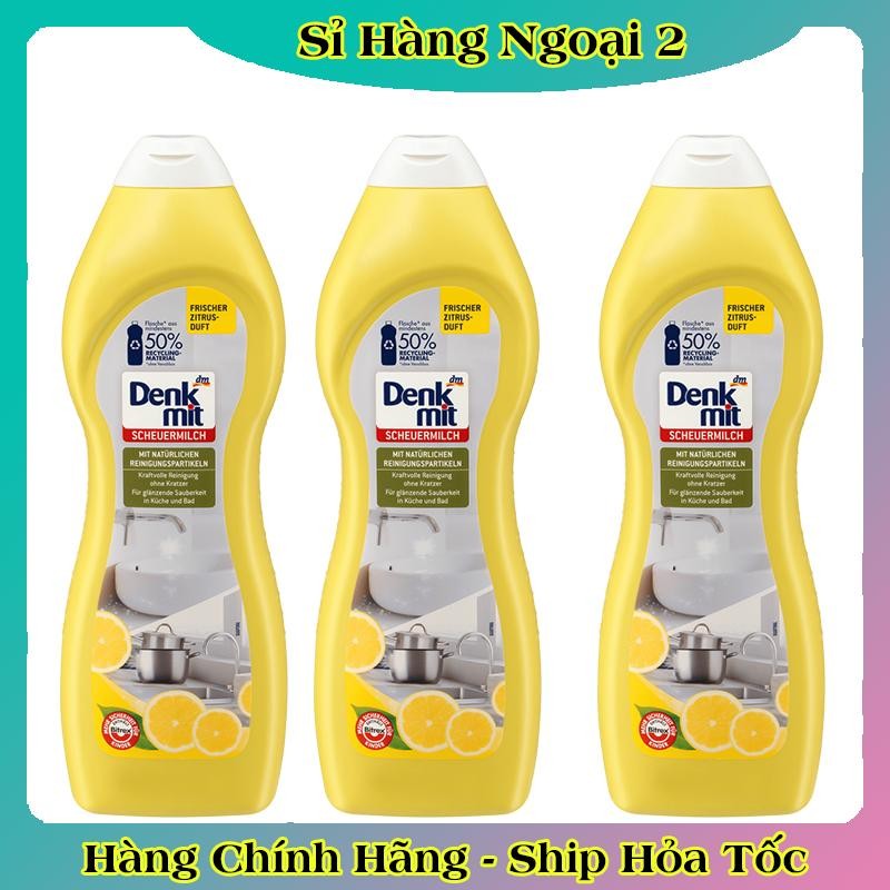 [DATE MỚI NHẤT] Tẩy rửa xoong nồi bồn rửa Denkmit 750ml tẩy inox sáng bóng - Hàng nội địa Đức