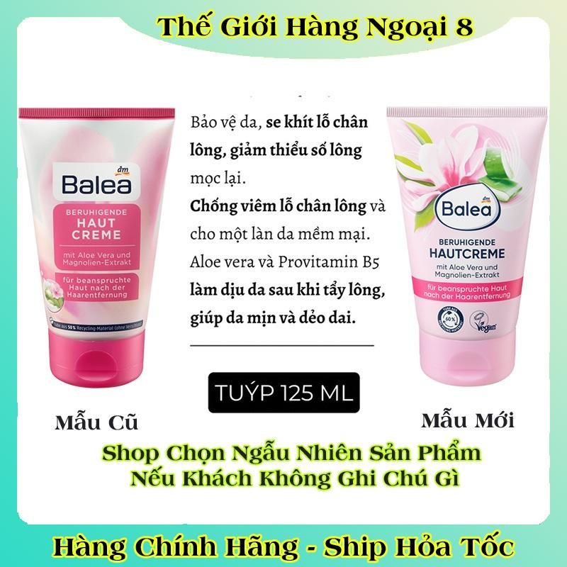 [CÓ CHE TÊN] KEM ỨC CHẾ LÔNG MỌC - KEM DƯỠNG DA SAU WAX LÔNG - SAU CẠO LÔNG BALEA ĐỨC