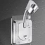 Giá đỡ đầu vòi hoa sen SHUPUN, Giá đỡ vòi hoa sen treo tường tự dính, Universal 360° Phụ kiện phòng tắm có thể điều chỉnh