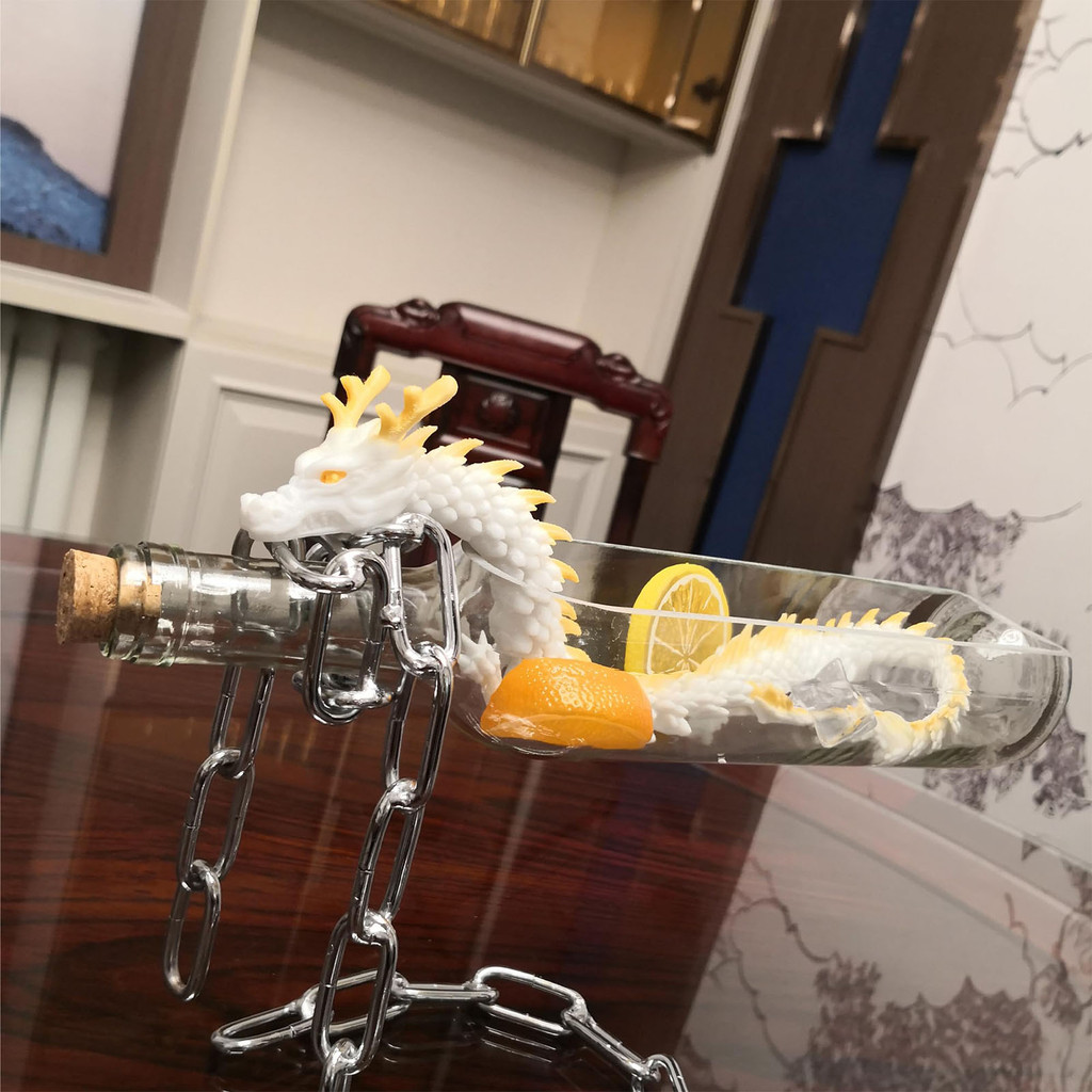 Đồ chơi nhân vật rồng in 3D Mô phỏng mạnh mẽ và bền bỉ Đồ trang trí rồng Trung Quốc