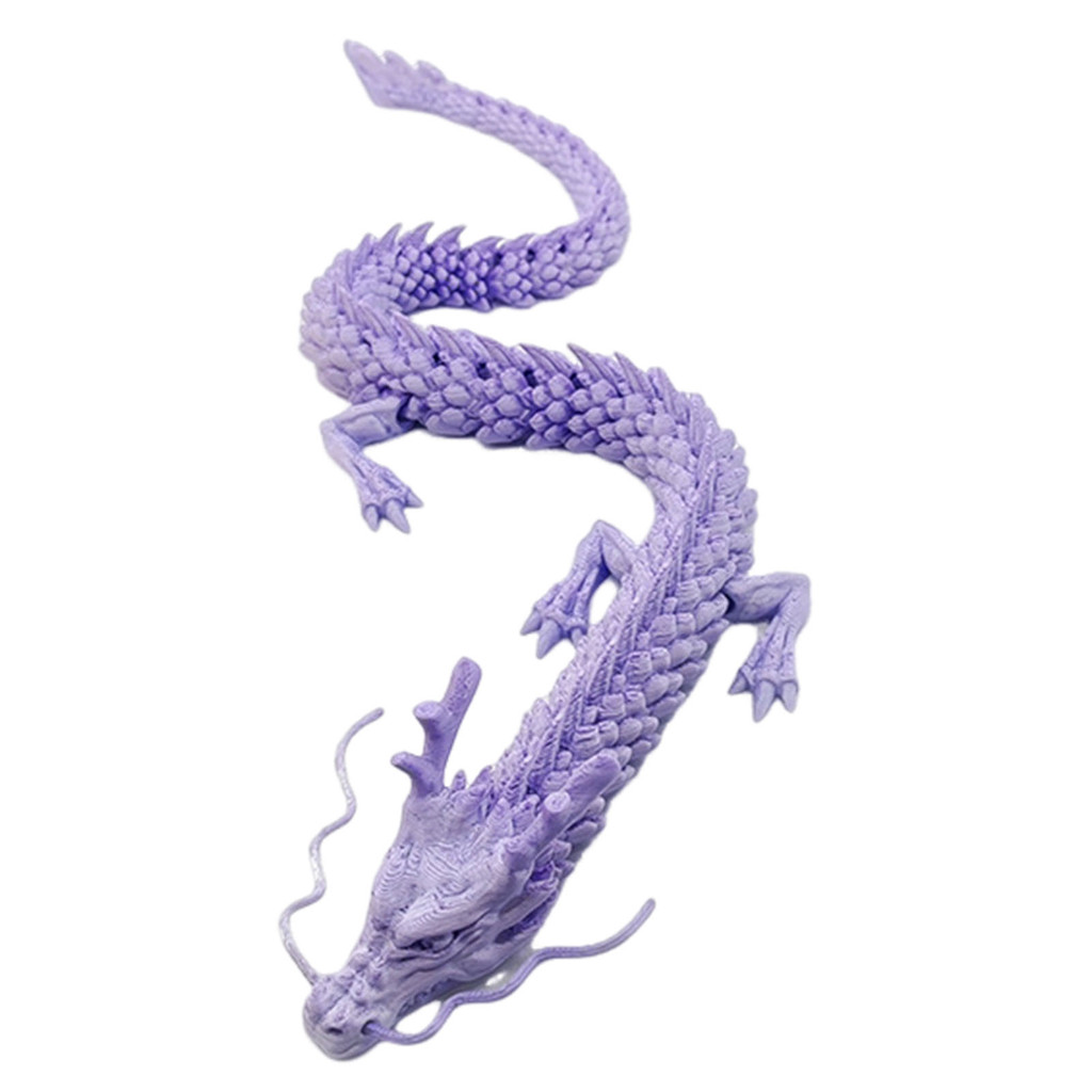 Đồ chơi nhân vật rồng in 3D Mô phỏng mạnh mẽ và bền bỉ Đồ trang trí rồng Trung Quốc
