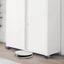 WOODNEST 1 / 4 Miếng Lót Chân Bàn, Đệm Chống Thấm Nước Tăng Áp Đệm Bảo Vệ Chân Ghế, Vuông Chống Trơn Trượt Chiều Cao Mở Rộng Chân Đồ Nội Thất Đệm