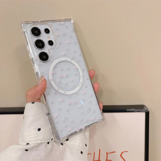 Nơ nữ tính dễ thương Ví trắng đáng yêu Vỏ chống sốc trong suốt cho Samsung s22 s22plus ultra Case Girly S23 S23Plus s23fe s24 s24plus s24ultra Ốp điện thoại
