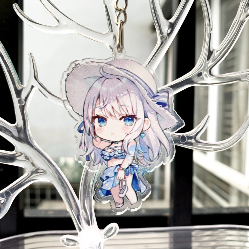 Móc Khóa Mica Trong suốt In 2 Mặt Sắc Nét Anime Manga Arya Bàn Bên – Phụ Kiện Anime By 2D Tộc Shop