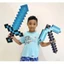 Thế Giới Của Tôi EVA Bọt Kim Cương Pickaxe Axe Búa Thanh Kiếm Đồ Chơi Mô Hình Trẻ Em Quà Tặng Nhân Vật Hành Động Đồ Chơi Cosplay Chống Đỡ Quà Tặng Minecraft Trò Chơi