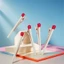 Treeling Prank Phân Kẹp Tóc Matchstick Kẹp Tóc Xây Dựng Kẹp Phẳng Matchstick
