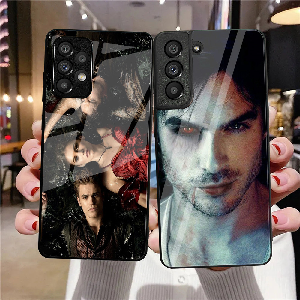 Nhật Ký Ma Cà Rồng Damon Salvatore Kính Cường Lực Ốp Lưng Điện Thoại Samsung Galaxy A11 A14 A20 A30 A22 A32 A33 A34 A40 A42 A51 4G A52 A53 A54 A70 A71 A72 A73 5G Cover