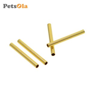 50 Miếng Đồng Ống Dài Miếng Đệm Hạt 1.8mm Lỗ DIY Trang Sức Làm Phát Hiện, 20X2mm, Vàng Hồng, Vàng.,