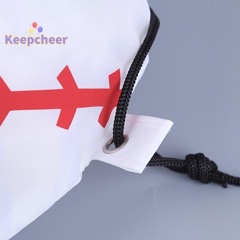 [Keepcheer] Túi dây rút bóng rổ bằng vải Polyester di động 210D Ba lô đeo vai Túi đựng bóng bầu dục Túi thể thao du lịch thể thao ngoài trời [Mới]