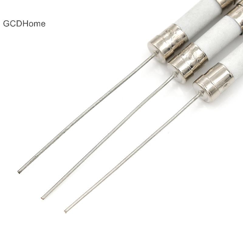 Gcdhome 5 Cái 10A 250V gốm thân trục cầu chì cho tivi lcd, v.v. 5 * 20mm HOT