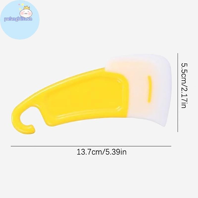 Pufangbliss 1 / 3 Cái Thìa Làm Sạch Silicon Rửa Nhà Bếp Cạp Bánh Nướng Bánh Cạp Tiện Ích Bánh Ngọt Chảo Bẩn Nồi Món Ăn Dụng Cụ Vệ Sinh VN