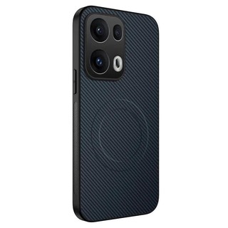 Kết Cấu Kim Loại Sang Trọng Từ Tính Sạc Không Dây Ốp lưng Oppo Reno 12 13 Pro 12F 13F Reno13F Reno13Pro 4G 5G Vỏ Họa Tiết Sợi Carbon Cứng PC Ốp Lưng Chống Sốc