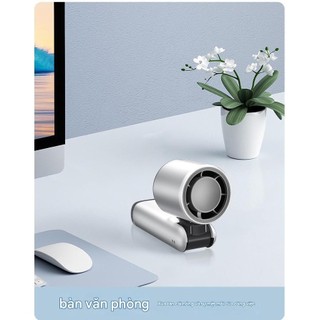 Quạt Mini Cầm Tay Chính Hãng, Tốc Độ Gió Mạnh, Đa Chế Độ, Gập 180 Độ