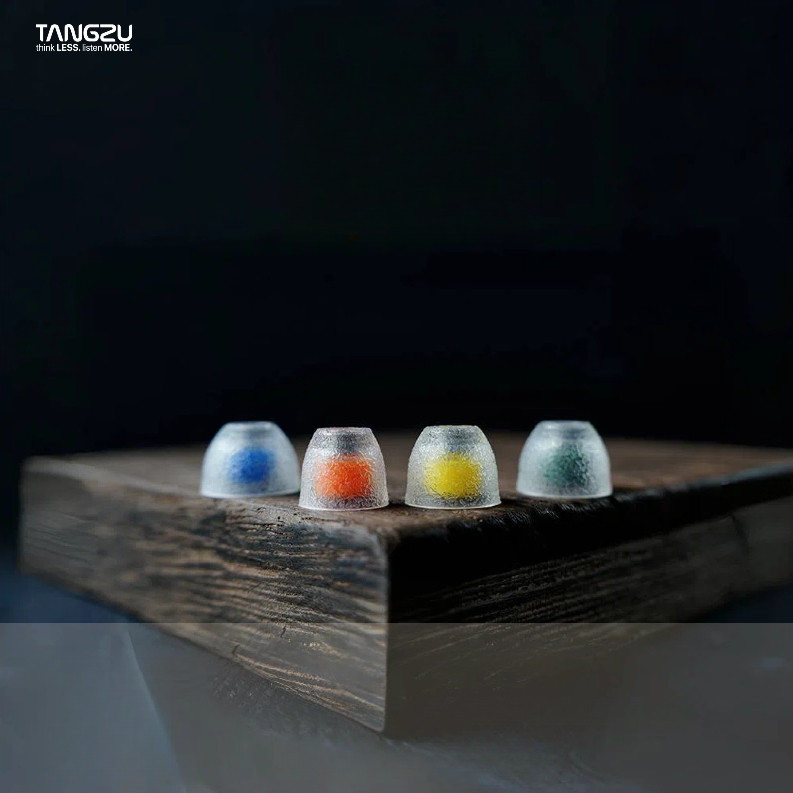 TANGZU TangSancai Noble Edition In Ear Tip Liquid Silicone Thép không gỉ Nút tai HiFi Earplug Tang Sancai EarTips