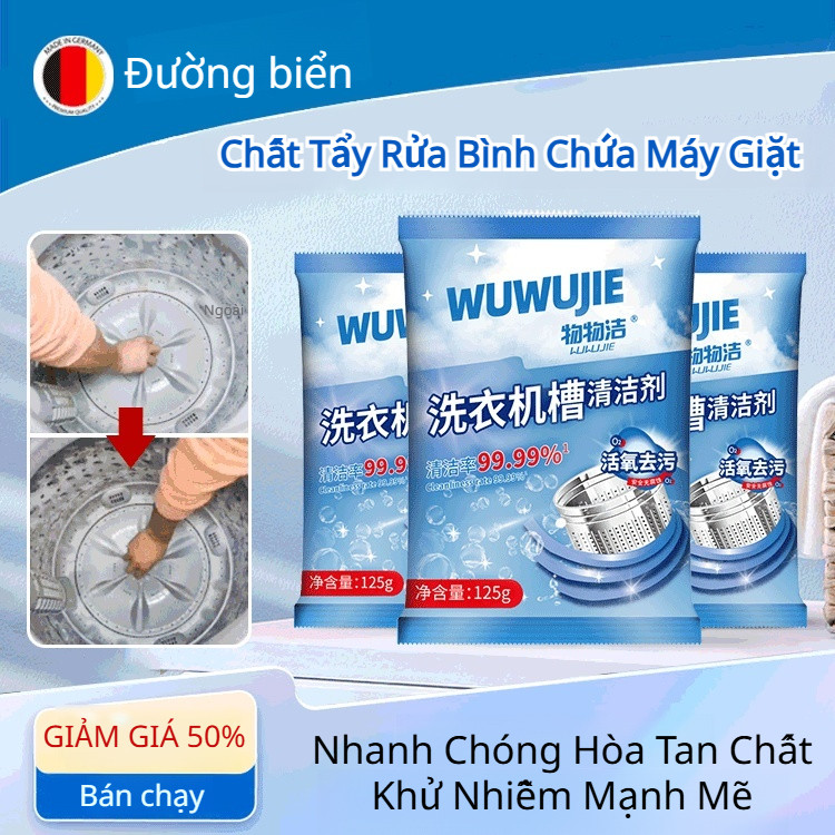 ✨Chấtẩy Rửa Đa Năng 125G | Bộtẩy Lồng Máy Giặt | Tẩy Lồng Máy Giặt | Viên Tẩy Lồng Máy Giặt Nước Tẩy Máy Giặt - Hình ...