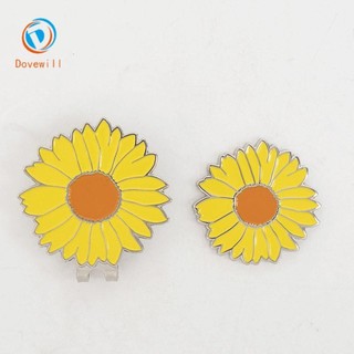 Dovewill Golf Marker với kẹp mũ - Thiết kế sáng tạo hình hoa, hỗ trợ đào tạo golf