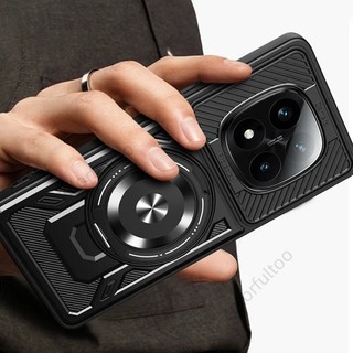 Vỏ giáp chống sốc cho Redmi Note 14 Pro Plus 14Pro + Note14 Note14Pro 4G 5G Vỏ điện thoại PC cứng Ốp lưng kim loại Giá đỡ vòng chống rơi Vỏ