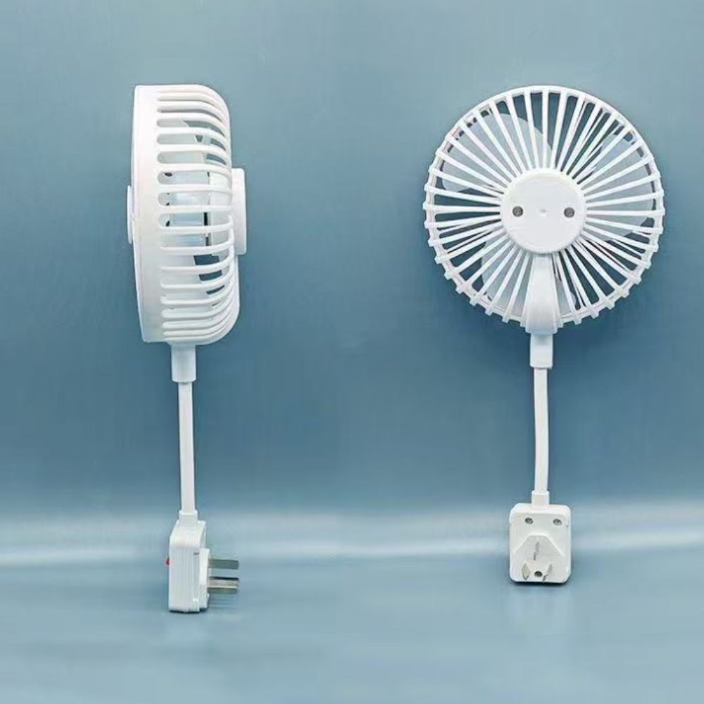 Quạt cắm tường USB BAMBOOB 3 chế độ, xoay 360°, tiết kiệm năng lượng, hoạt động yên tĩnh mùa hè