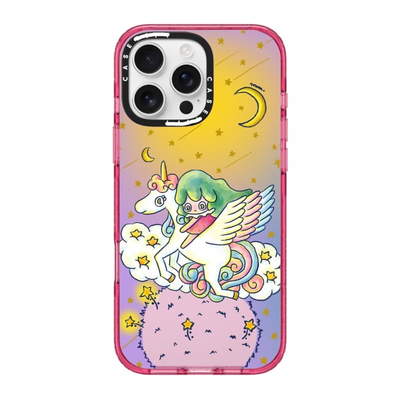 CASECASE X Rinkle 's Hành Trình Đầu Tiên Ốp Lưng Màu Hồng Fizz Trong Suốt Cứng Hút Từ Tính Tác Động Cho Apple IPhone 12 13 14 15 16 Pro Max Plus Có Hộp