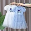HT3 Kuromi in hoạt hình mùa hè phong cách mới váy công chúa phồng tay lưới váy bé gái TH3