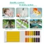 GREAT 80 Dải / gói Dải kiểm tra PH chuyên nghiệp, có thẻ điều khiển Giấy kiểm tra Litmus, Bộ điều khiển PH kiềm axit di động Kiểm tra đất
