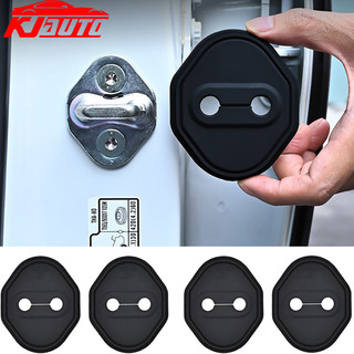 [Sản phẩm chính hãng 1: 1] 4 miếng bảo vệ khóa cửa giảm xóc cửa ô tô bằng silicon Nhãn dán khóa cửa tự động cho Toyota Honda Mazda Proton Perodua Suzuki Isuzu Geely Lynk CO XiaoMi