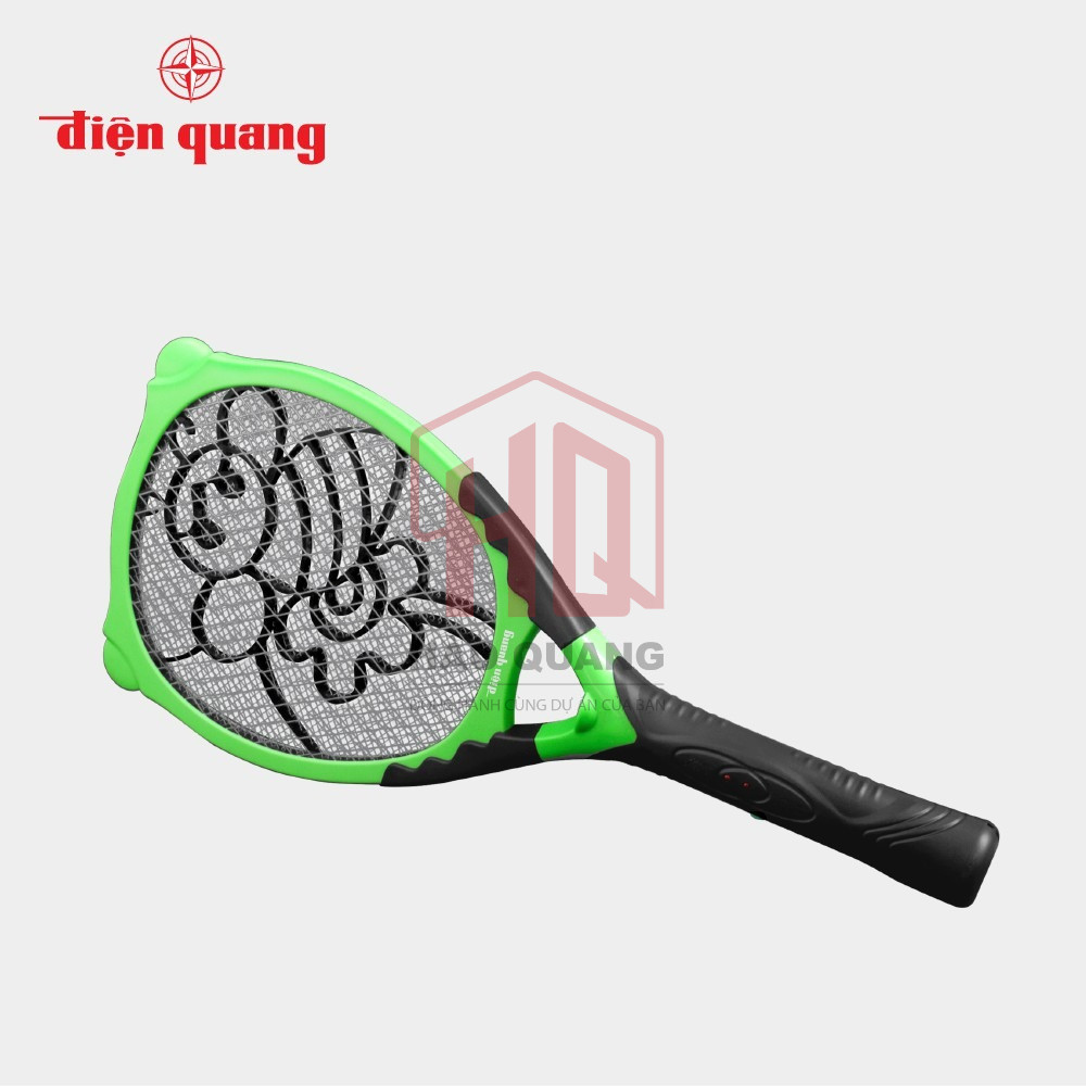 Vợt Diệt Muỗi Điện Quang EMR03 – Màu Xanh Lá – Chính Hãng, Chống Giật Tay