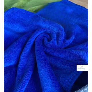 GIÁ RẺ Khăn đa năng 25x25làm nail làm móng lau ô tô bàn kính (hình vuông có móc treo) Sợi microfiber
