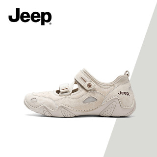 Giày thể thao nữ cổ điển Jeep - Đen trắng, thoáng khí, đa năng Giày thể thao Mary Janes thông thường