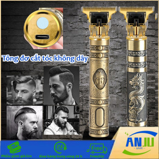 Máy Cạo Râu & Tỉa Tóc Đa Năng - Sạc USB Tiện Lợi, Không Dây, Thiết Kế Nhỏ Gọn Cho Nam/Nữ