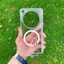 Ốp Điện Thoại Từ Tính Trong Suốt Mỏng Cứng Cho OPPO Find N5 Find N3 Với Bản Lề Xoay Mặt Sau Chống Sốc