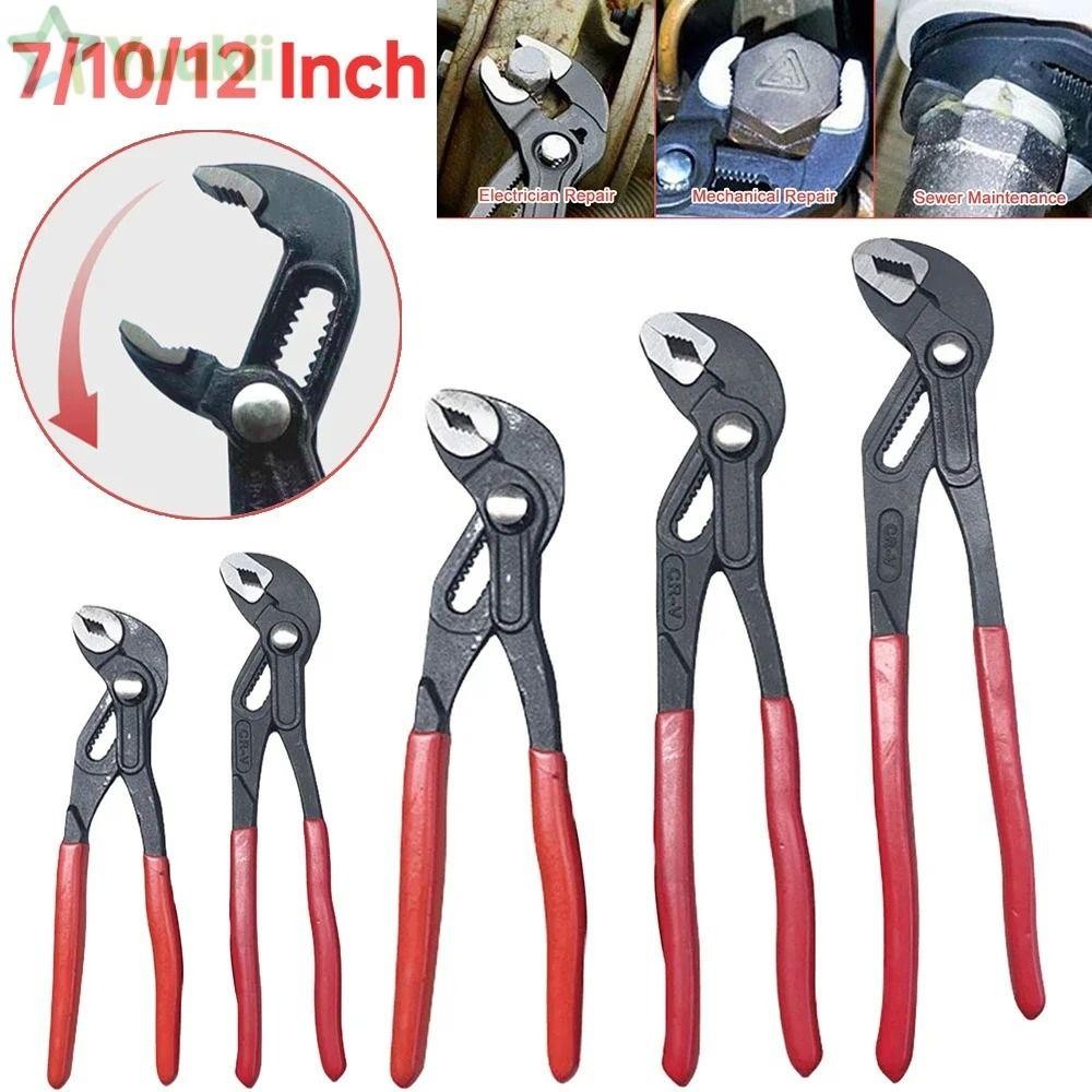 Yuukii 1 Cái Kìm Ống Nước, Cờ Lê Kẹp Hệ Thống Nước Mở Lớn, Dụng Cụ Cầm Tay Gia Đình Nhanh 7 "/ 10" / 12 "Kìm Máy Bơm Nước