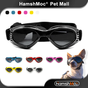HamshMoc Kính cho chó UV400 Chống gió và bụi Có thể gập lại Lỗ thông hơi nhiều màu thoải mái Phù hợp cho cuộc phiêu lưu nắng
