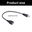 Cáp chuyển đổi Star USB sang RJ45 Chiều dài 30cm cho bộ định tuyến Modem máy ảnh Webcam