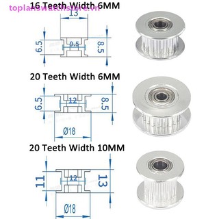 Toplanswatchstore GT2 Idler Thời gian ròng rọc Vòng bi 16T 20T 3 / 5mm Lỗ khoan F 6mm Đai Reprap Máy in 3D VN